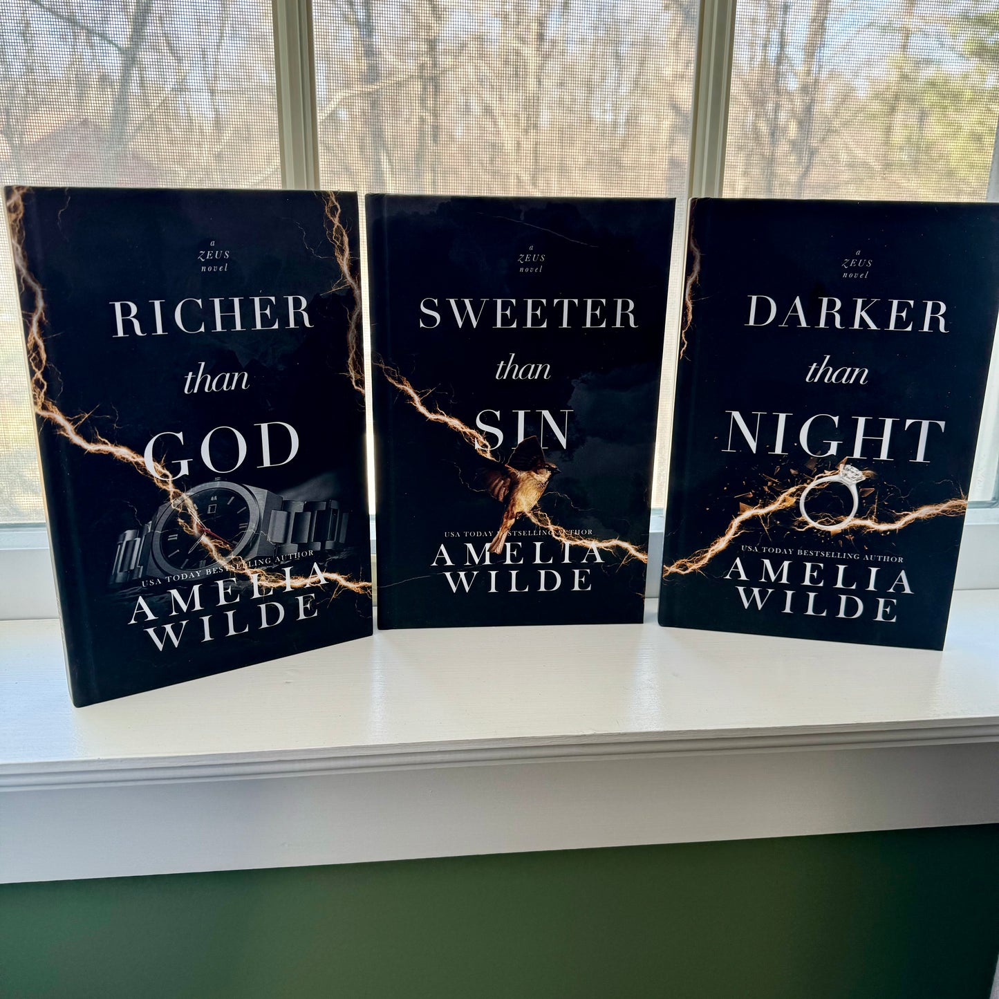 Zeus Trilogy Signed Hardcover Set