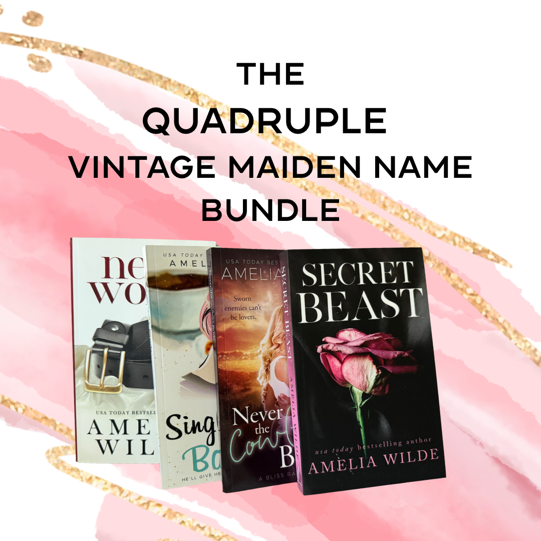 The Quadruple Vintage Maiden Name Bundle